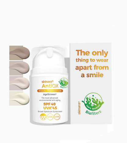 Natural sunscreen cream by Skinara-daily-facial-sunscreen-SPF-with-moisturizer-depigmentation-anti-aging-science-backed-skincare-ingredients